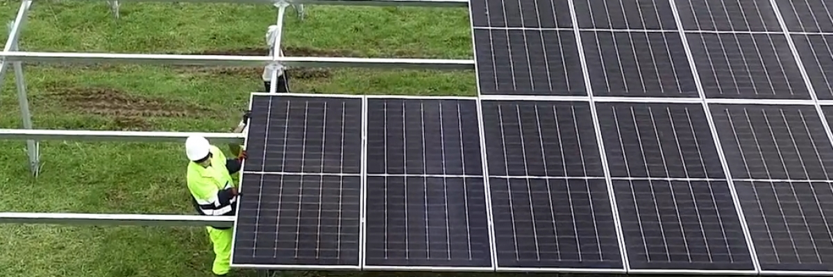 Centrale photovoltaïque de Nogent-le-Rotrou : point sur l'avancée des travaux