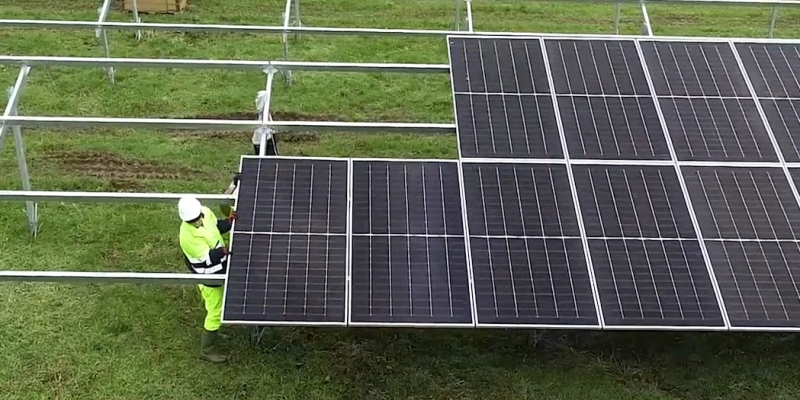Centrale photovoltaïque de Nogent-le-Rotrou : point sur l'avancée des travaux